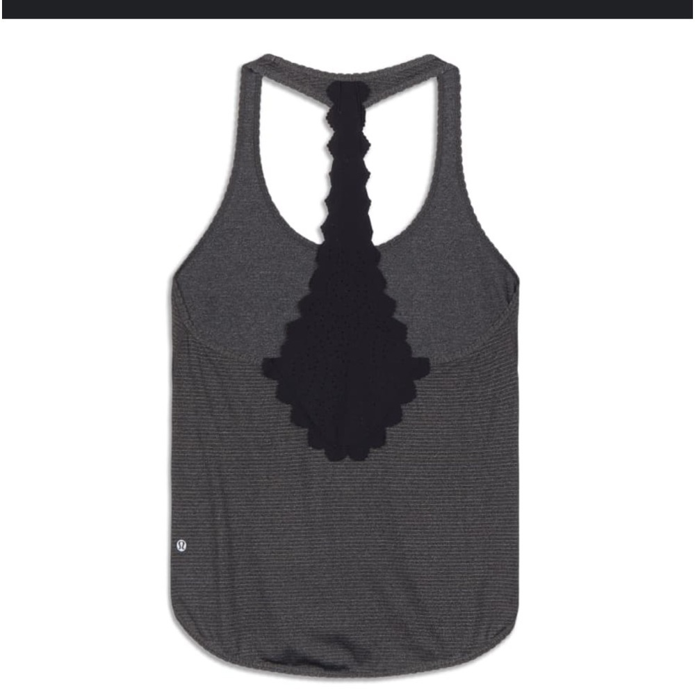 Lululemon Heathered Black/Black top